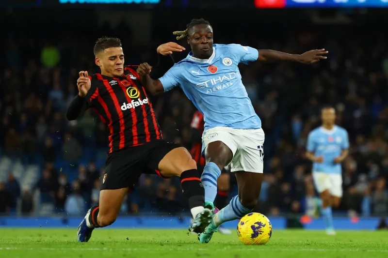 Đội hình dự kiến trước trận Bournemouth vs Manchester City